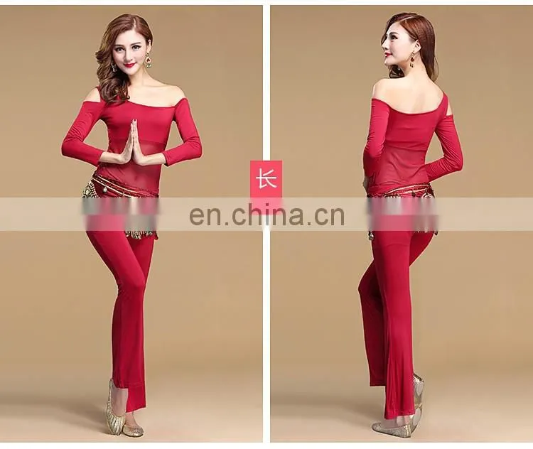 T-5123 High modal comfortable fabric adult short sleeve bellydance wear