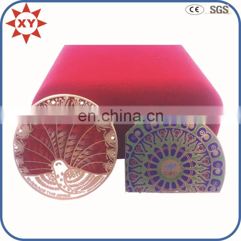 Hot Sale Souvenir Gift Peacock Hard Enamel Gold Coin