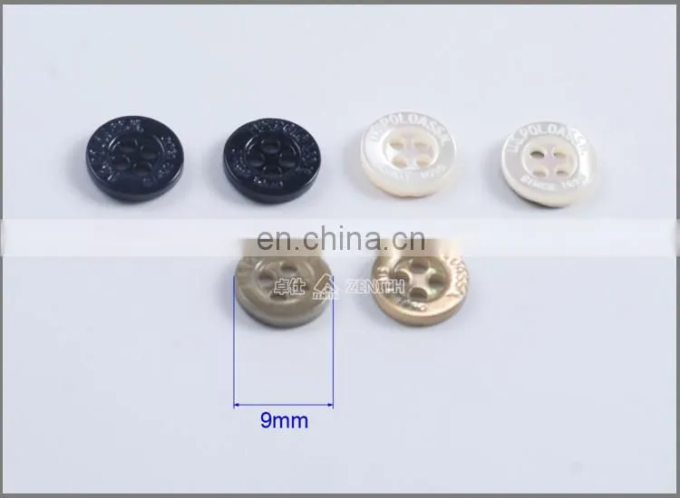 Quality Engraved Logo Shirt Trocas Button BN80062