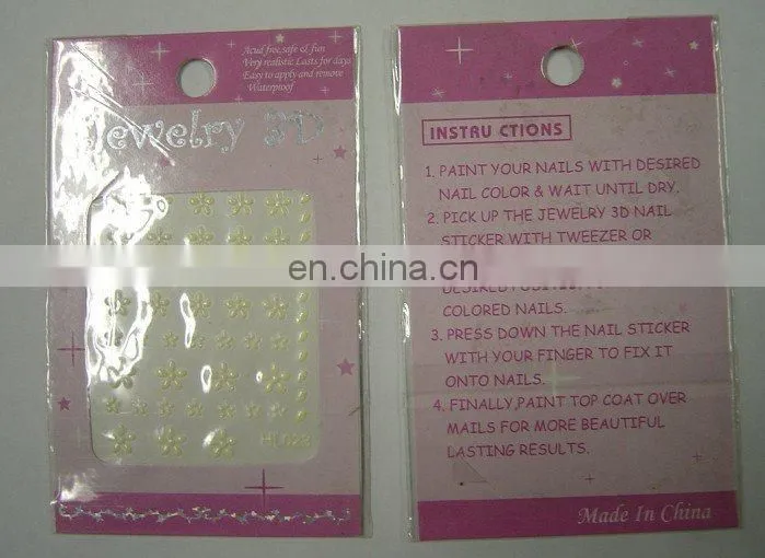 Jewelry 3D Nail Sticker(ZY7-2171)
