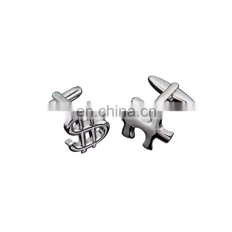 plated silver cufflinks/ cuff links gifts for men