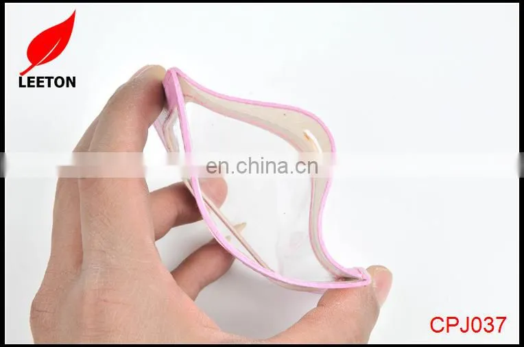Factory supply good quality leather name ID card holder