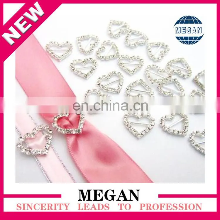 Wholesale invitation use pair interlock buckle with crystal and rhinestone