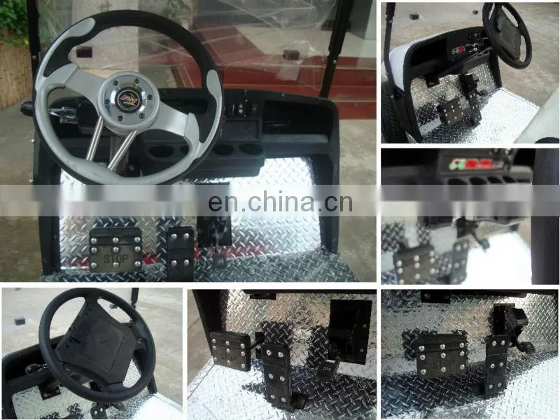 Best selling 4.4KW 48V 12 seater electric passenger golf cart with 4-wheel from OEM factory