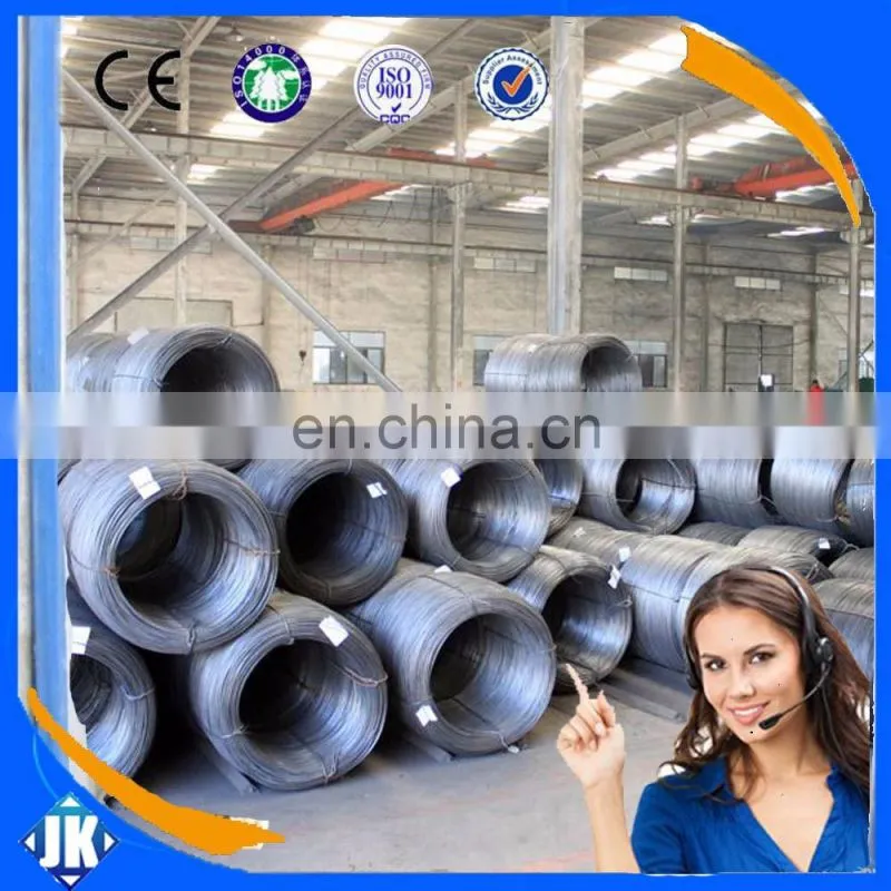 china supplier hot rolled alloy sae1006 ms 6mm steel wire rod coils for nail making