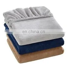 i@home 100%polyester soild color microfiber coral fleece bed duvet cover sheet set