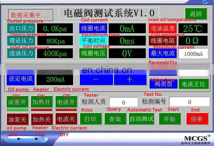 Automobile Automatic Transmission Solenoid Valve Test Equipment