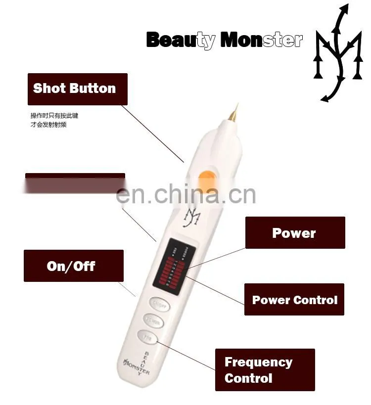 High Frequency Wrinkle Removal spot remover eyelid lifting skin tightening beauty monster