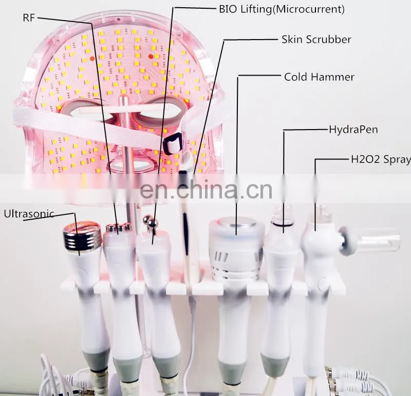 H2O2 8 in 1 Deep Oxygen Spray BIO Lift Scrubber Aqua Peeling Dermabrasion Machine Oxygen Bubble Machine