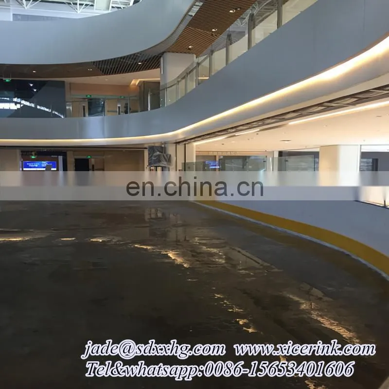 hot sale white hard plastic roller skating flooring/ice rink dasher board hockey wall board