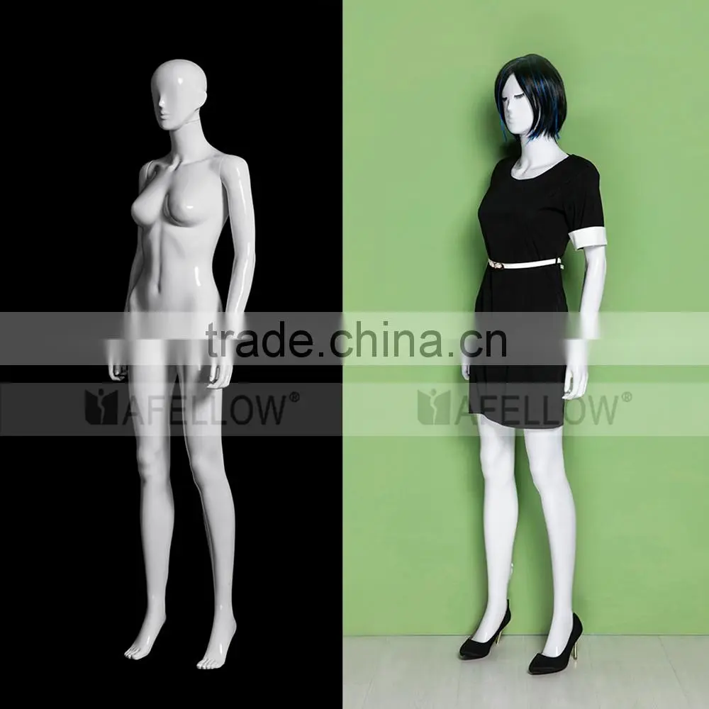Female egg head mannequin, Plastic Woman Mannequin,Abstract Manikin, Cheaper Model YKF01