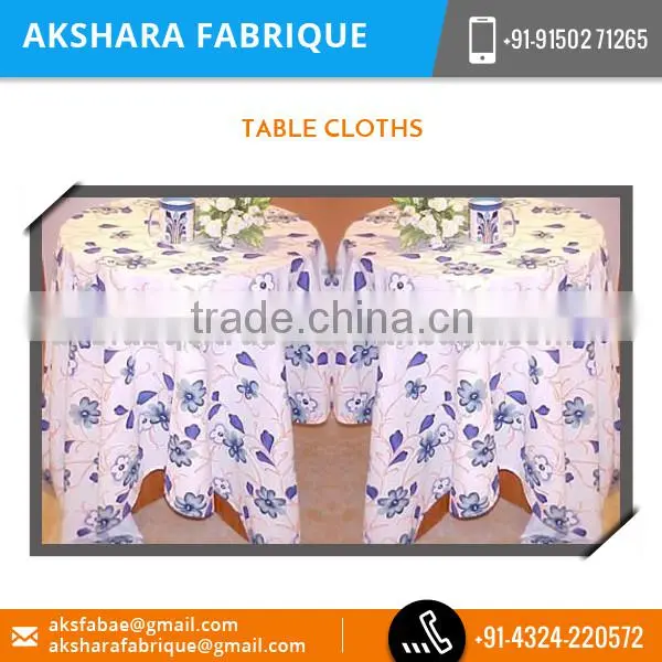 Soft and Skin-Friendly Nature 100% Cotton Table Cloth Price