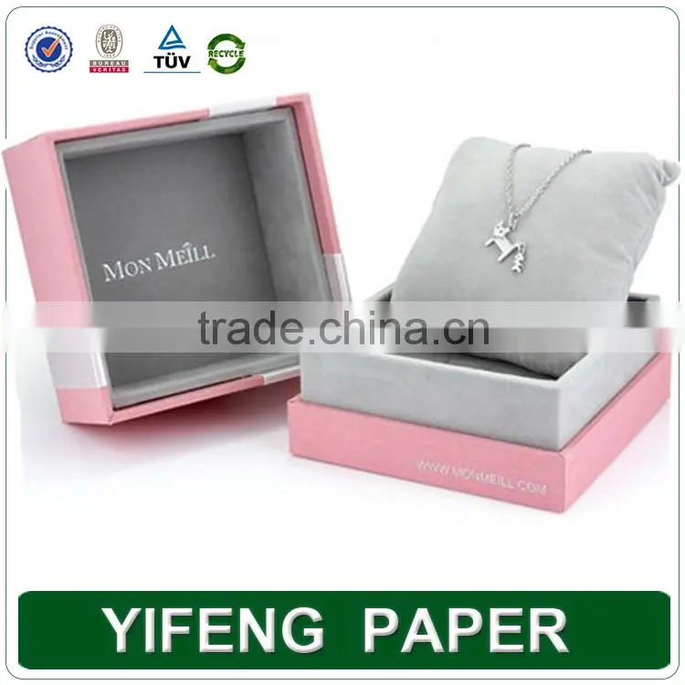 Cardboard Shopping Boxes / Paper Jewelry Box With Logo / Custom Cardboard Jewelry Box
