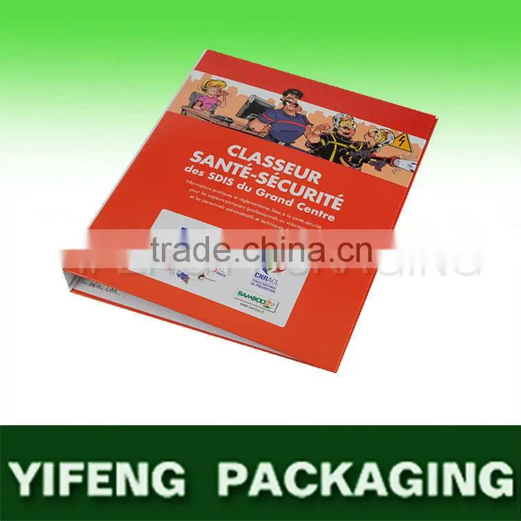 factory manufacture cardboard 3ring binder