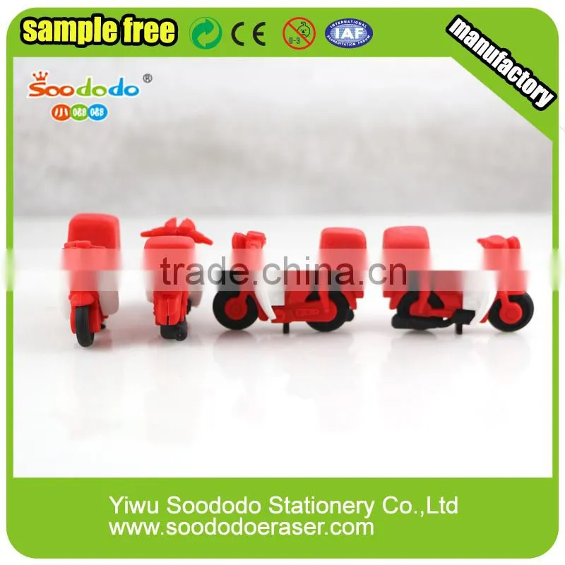 Cool Postal motorcycle shape eraser