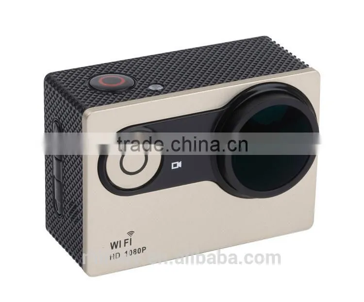 12MP Pixels NOVATEK 96655 FHD 1080P 30FPS 720P 60FPS WiFi Sport Action Camera 30M Waterproof with 2.0inch LTPS Wide Screen