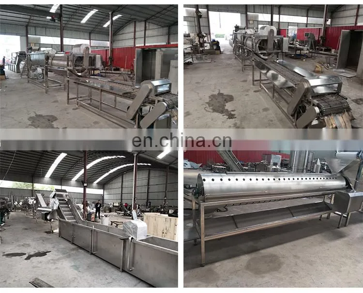 Chicken feet peeling blanching and cutting poultry slaughtering production line machine