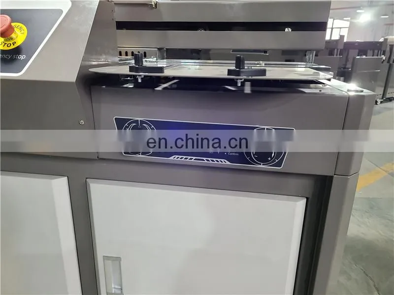UK5 7inch Touch Screen Silence mute Hot thermal glue book cover binder, notebook hotmelt glue bookbinding machine
