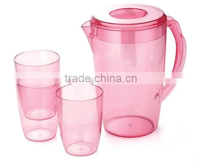 Callia High Quality plastic water kettle with lid for restaurant/hotel/household