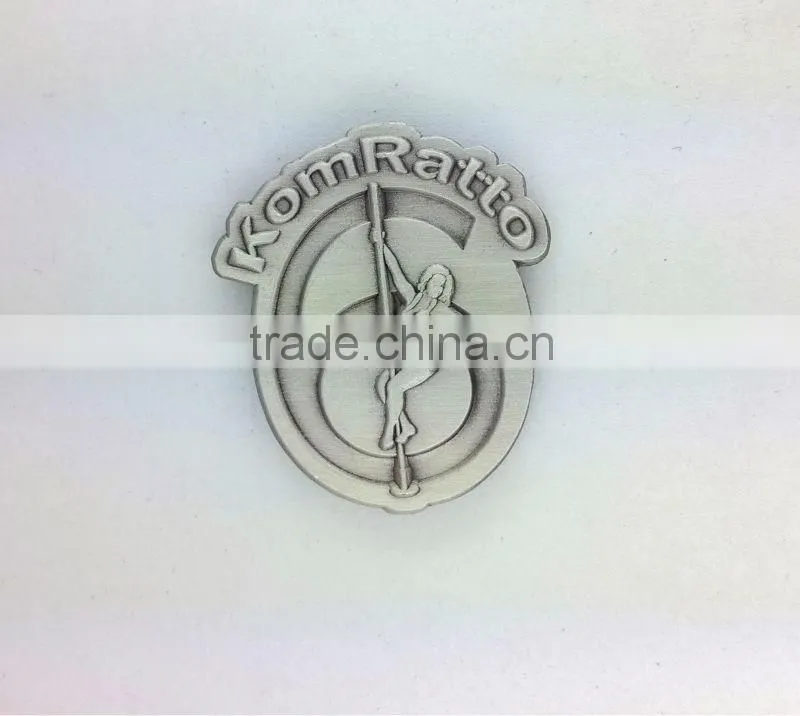 Custom die struck soft enamel badge pin