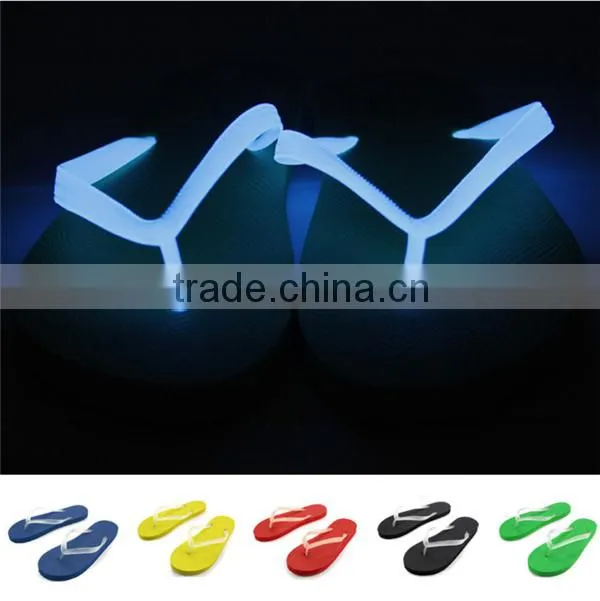 Couple Slipper Antiskid Beach Night Noctilucent Ladies flip flops Sandal