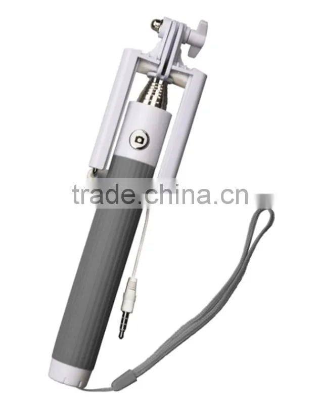 Z02 Plastic selfie stick with bluetooth remote shutter for wholesales