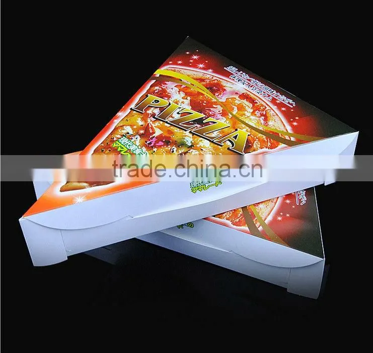 corrugated paper triangle pizza box, Disposable triangle sandwich box, fast food packing box