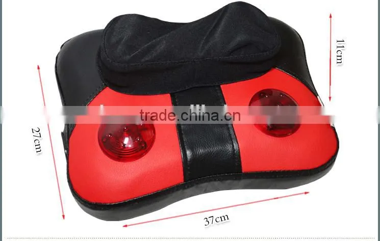 Electric infrared portable massage cushion back massage vibrator