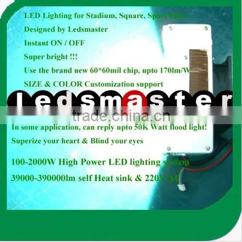 Super bright! 1000W-2000W high lumen led flood light