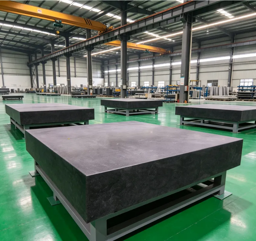 Applications of granite precision bases in semiconductors