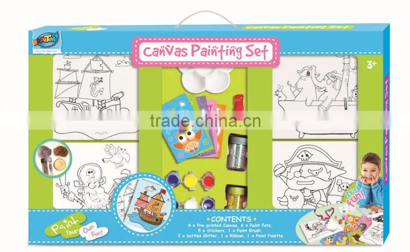 New canvas painting set - priate,Children DIY