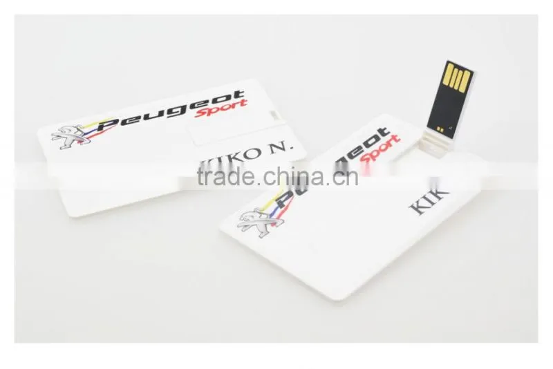 Custom logo usb card for business gift
