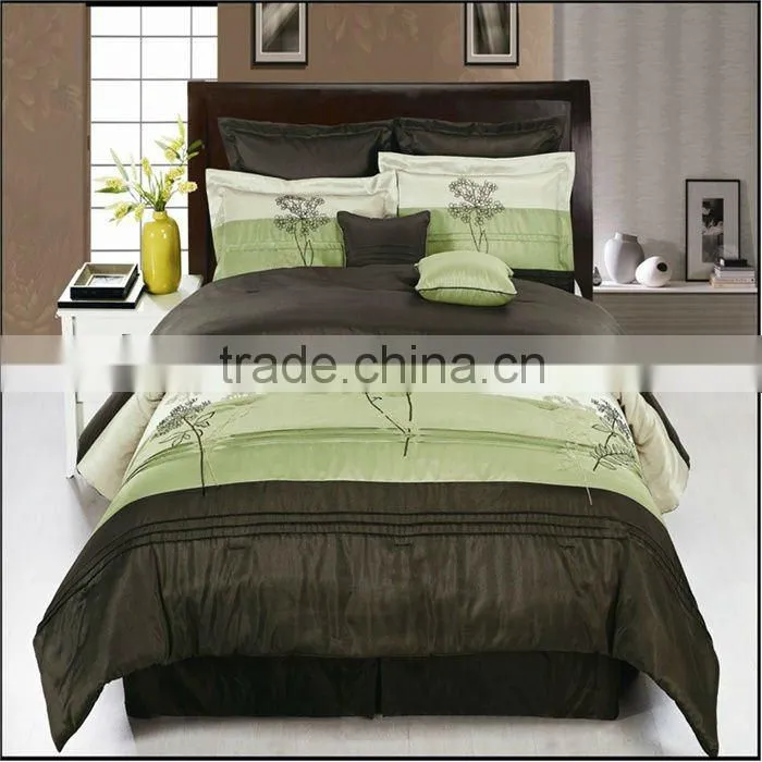 2016 Best Selling 8Pcs Embroideried Comforter Set