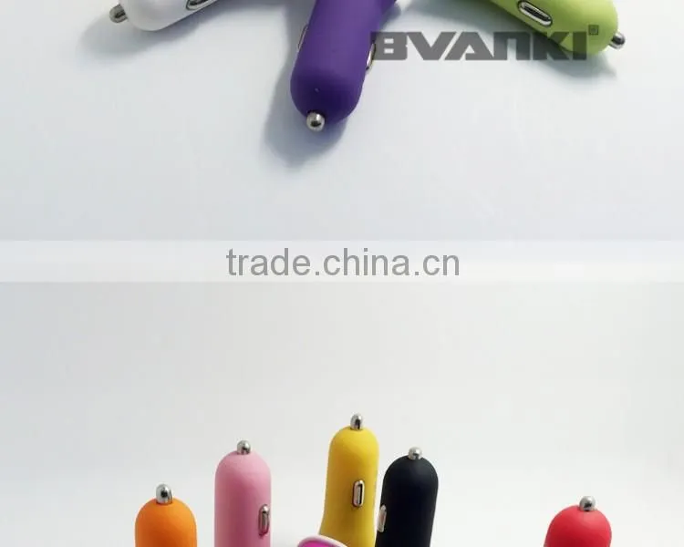 Top Quality online shopping Frosted Spray Portable Universal Dual USB Car Charger for Smart Phone with 2 usb ports free samples