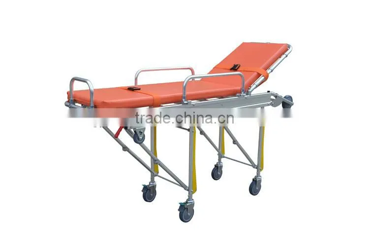 Ambulance stretcher trolley for emergency first aid