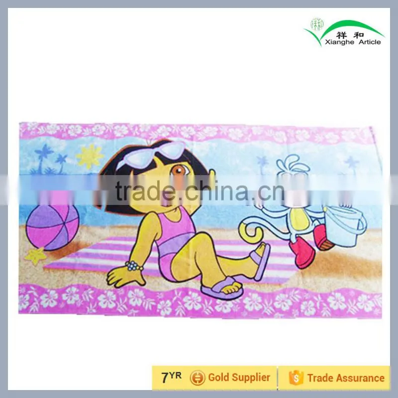 Promotion Cotton Beach Towel High Quality Velour Reactive Printing