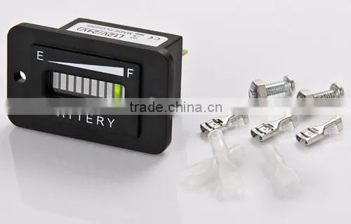 Battery charge Indicator 12V 24V 36V 48V 72V for golf carts car forklift ebike