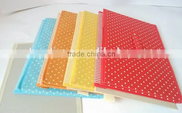 Red Canvas storage container with Lid