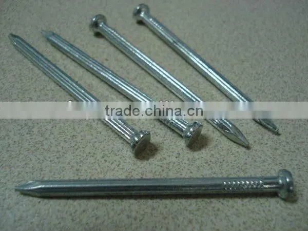 galvanized grooved shank steel nails