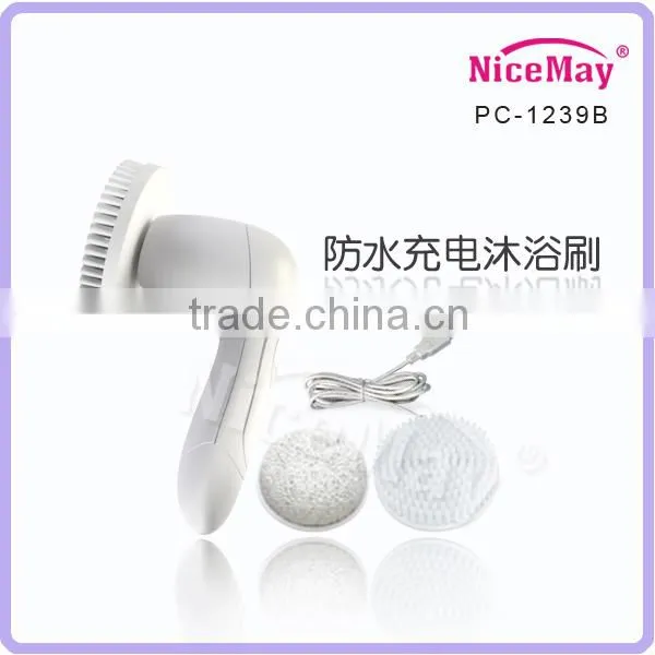 Waterproof 4-in-1 Face & Body Electric Cleaning Brush
