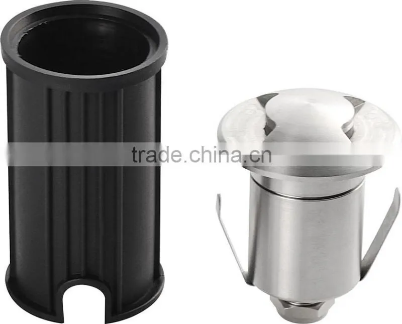 Hot Sale IP67 1W led Underground mini led Light for Garden ground light D52*H40/ D52*80MM