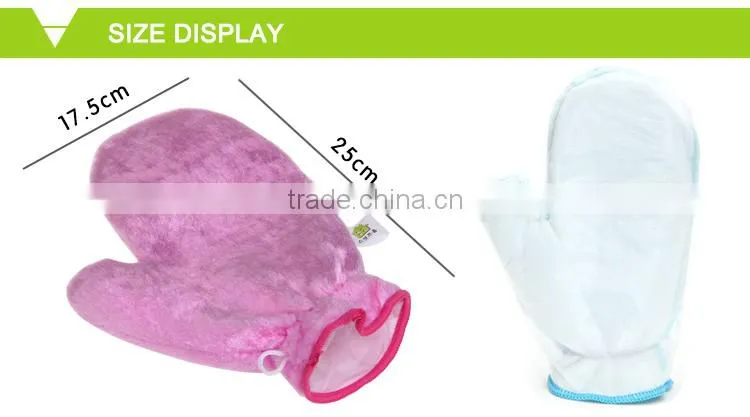 Kitchen Gloves Custom Made Wood Fiber Cleaning Sponge Gloves