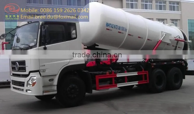 8ton new vacuum suction sewage truck for Industrial drainage pipes cleaning