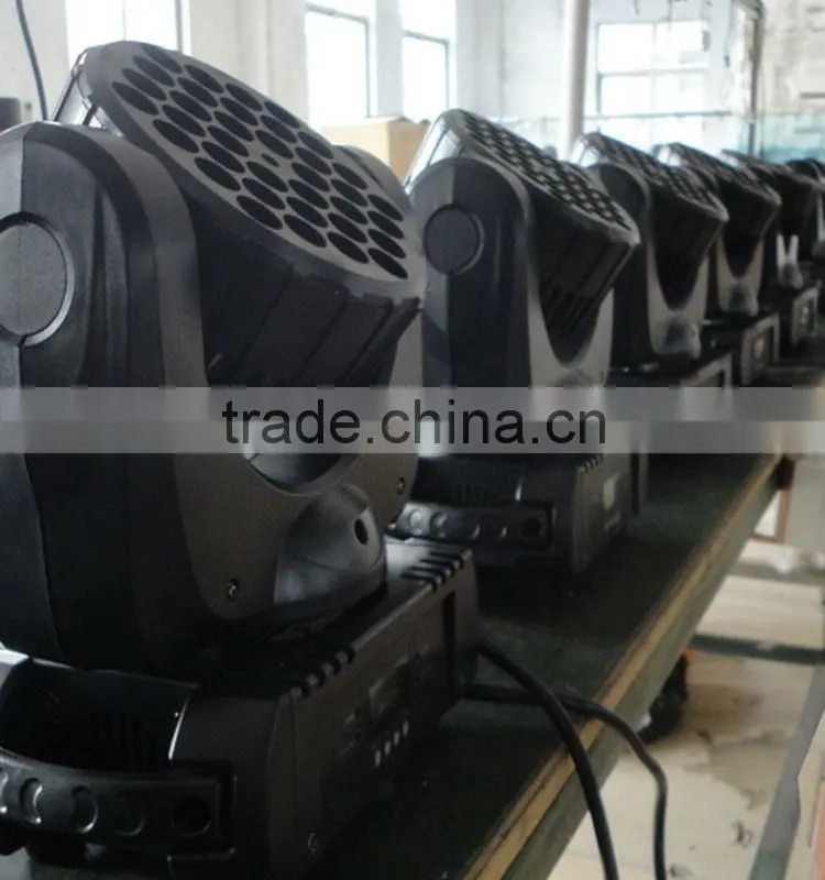 36PCS 3W LED Mini Disco Moving Head Beam Stage WasH Light