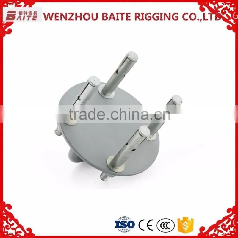 Aluminium alloy mountaineering fixed plate stage 12 cm in diameter 4 holes or 2 holes complete specifications stage