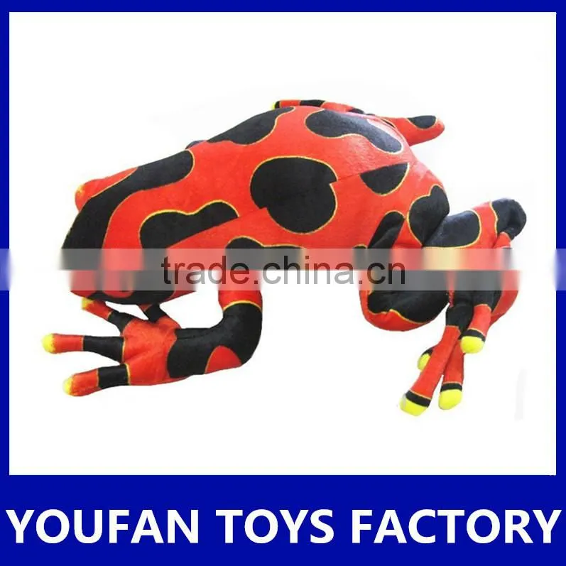 yiwu toys stuffed plush land animal frog