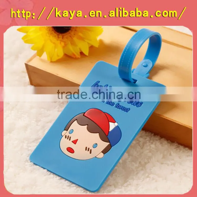 Embossed soft PVC travel gift items