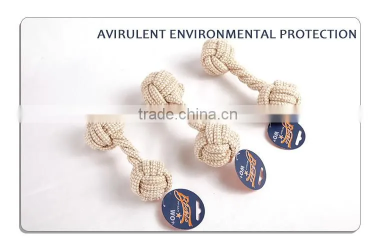 eco-friendly mixed color for knots toy for pet play