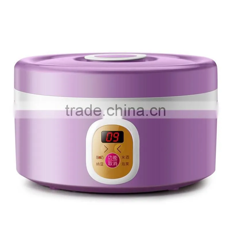 fully automatiocally 6oz Glass containers allows for making up to seven different types of Flavors yogurt maker, yogurt machine
