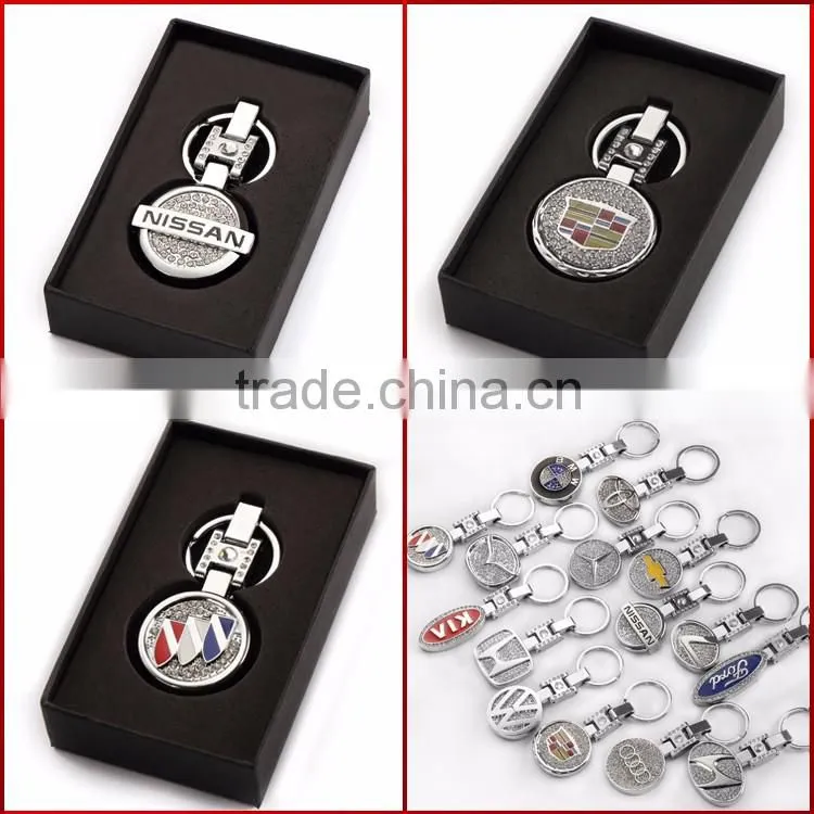 High-end atmosphere car logo key chain